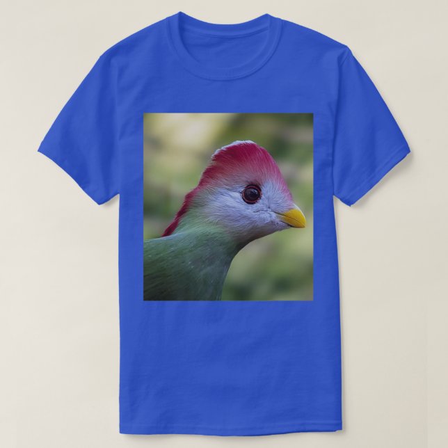 Camiseta Turaco de RedCrested (Diseño del anverso)