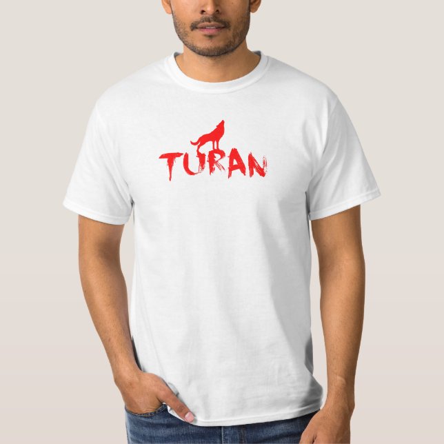 Camiseta Turan red Wolf Design (Anverso)