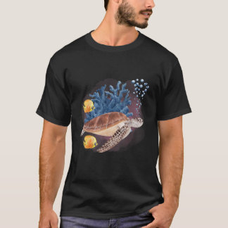 Camiseta Turba acuática criaturas del océano profundo y Li 