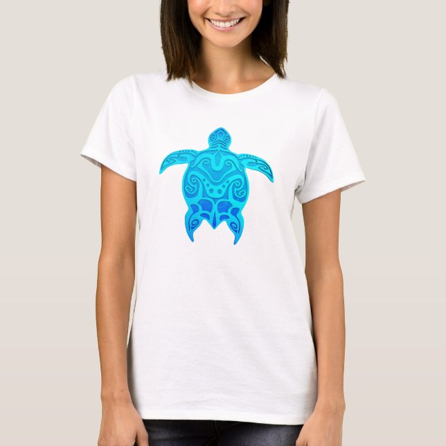 Camiseta Turba tribal azul (Anverso)