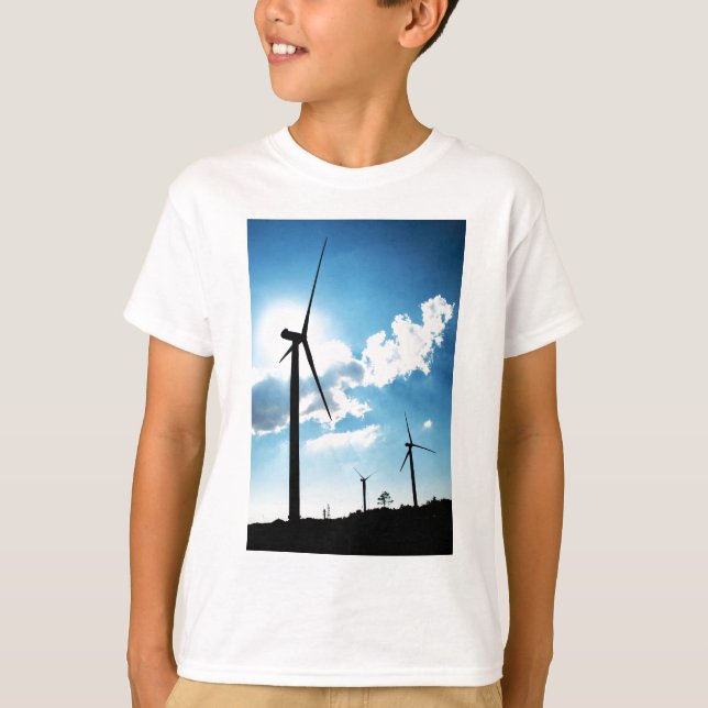 Camiseta Turbina eólica (Anverso)