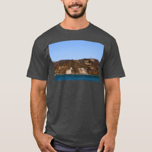 Camiseta turbinas eólicas en el paisaje montañoso