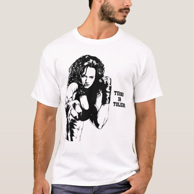 Camiseta Turbo en Toledo - sacador del chica (Anverso)