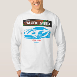 Camiseta Turbo Racing Speed Car – Arte de Auto de Rendimien