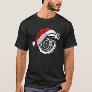 Camiseta Turbo Santa Hat Car Enthusiast Carreras Drifr