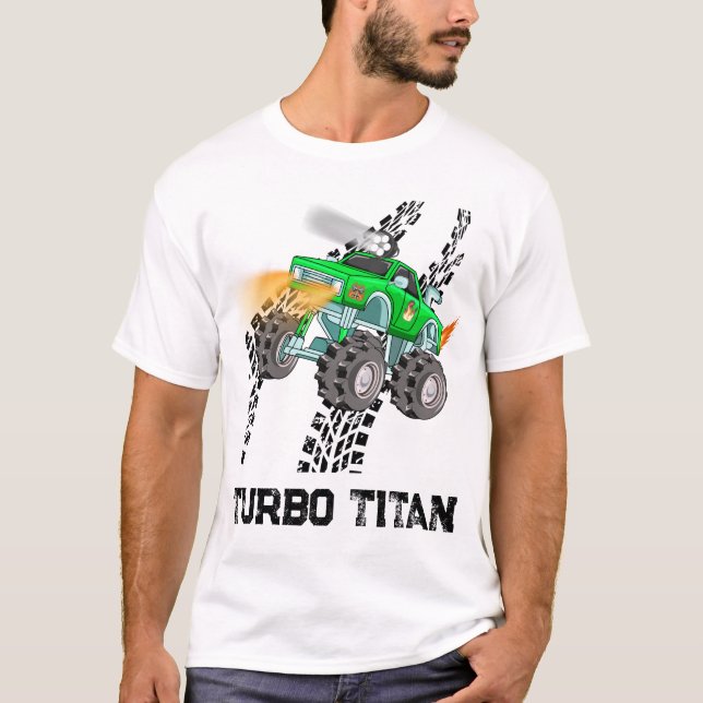 Camiseta Turbo Titan Monster Truck (Anverso)