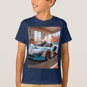Camiseta Turbo Track: Caos de coches de juguete "diseñado