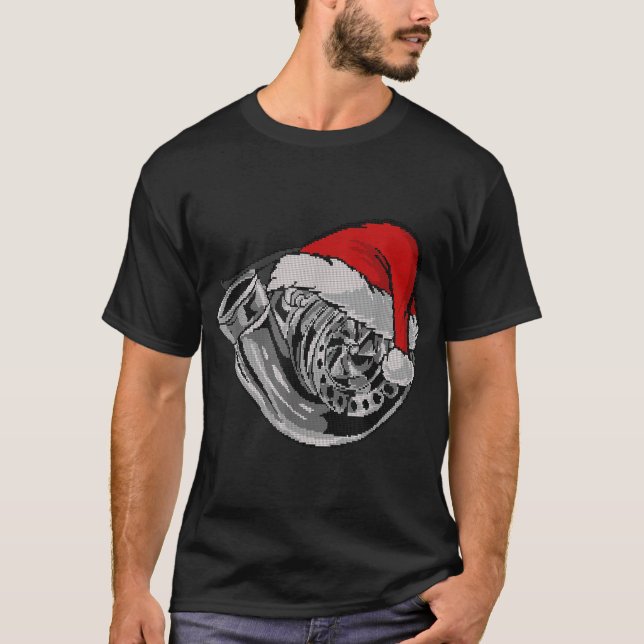 Camiseta Turbo Ugly Navidades Entusiast Carreras Driftin (Anverso)
