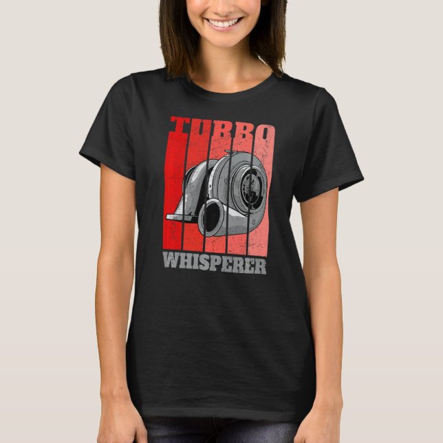 Camiseta Turbo Whisperer Car Tuning Drifting Mec (Anverso)