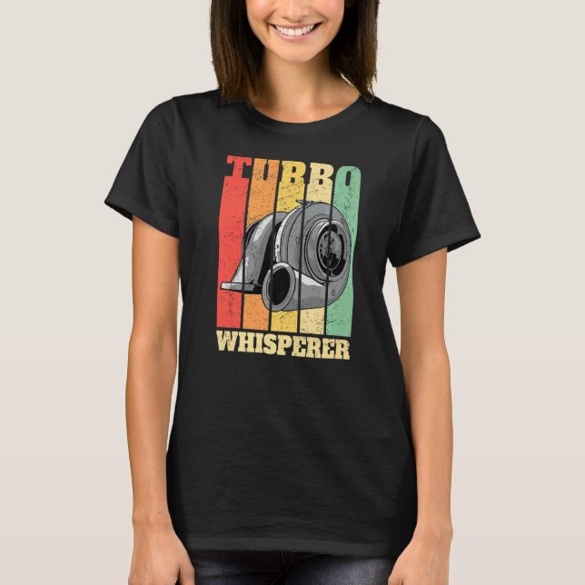 Camiseta Turbo Whisperer Car Tuning Drifting Mec (Anverso)