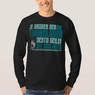 Camiseta Turbocompresor Tuner de Motorsport Tuning de Autos
