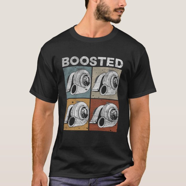Camiseta Turbocompresor Turbo Boosted y Tuning 5 (Anverso)