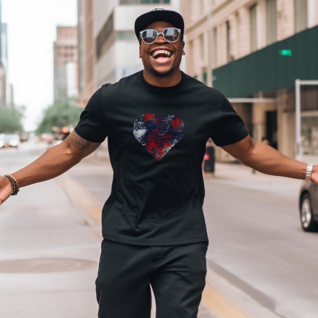 Camiseta Turbulent Heart-Dark Moody Gothic Abstract Art (Subido por el creador)