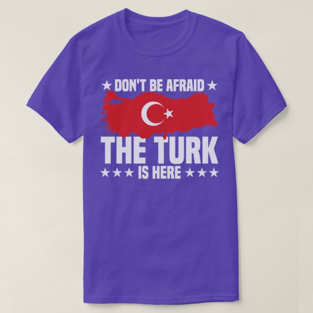 Camiseta Turca Bandera Turquía regalo 1 (Diseño del anverso)