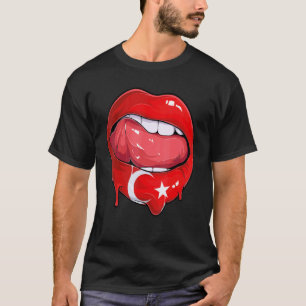 Camiseta Turca de Boca de Bandera de Ventilador de Turquía