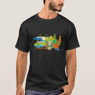 Camiseta Turca De Estambul Bellos Lugares Alrededo