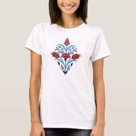 Camiseta turca de los tulipanes