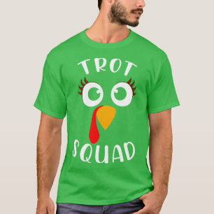 Camiseta Turca Trot Squad Gracioso Día de Acción de Gracias
