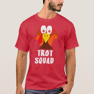 Camiseta Turca Trot Squad Gracioso Día de Acción de Gracias
