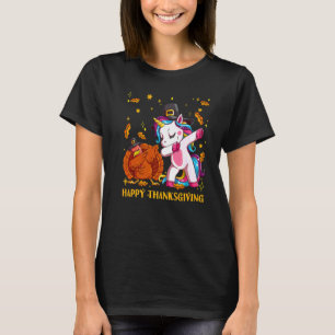 Camiseta Turco baile unicornio Acción de Gracias Peregrino