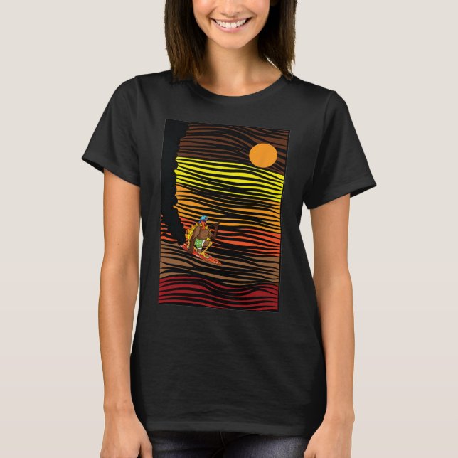 Camiseta Turco Día de Acción de Gracias Deporte otoño (Anverso)
