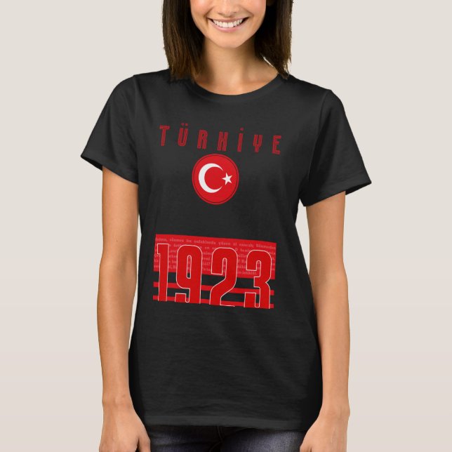 Camiseta Turco Milli Takim - 1923 (Istiklal) (Anverso)