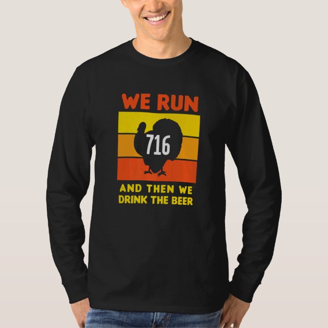 Camiseta Turco Trot Thanksgiving Corremos al Dr. (Anverso)