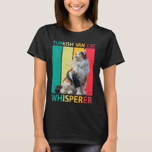 Camiseta TURCO VAN WHISPERER Cat Dad Funny Vintage