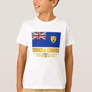 Camiseta Turcos y ropa del orgullo de Caicos
