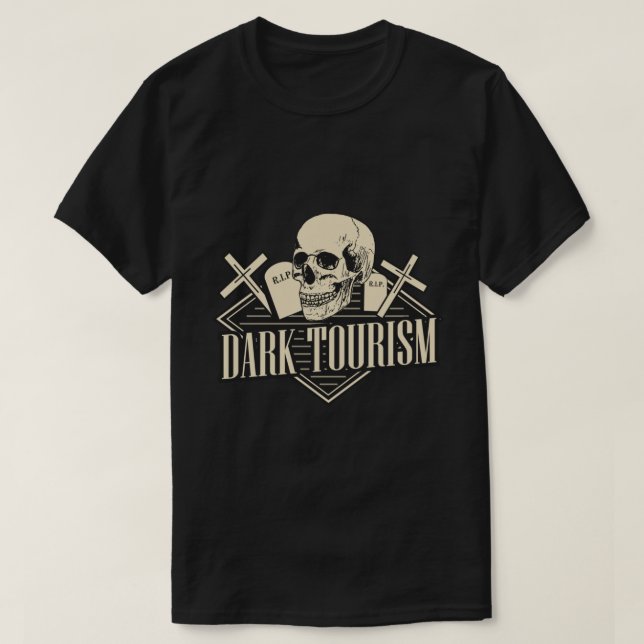 Camiseta Turismo oscuro (Diseño del anverso)