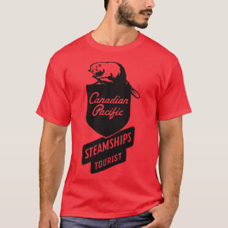 Camiseta Turista de barcos de vapor del Pacífico canadiense