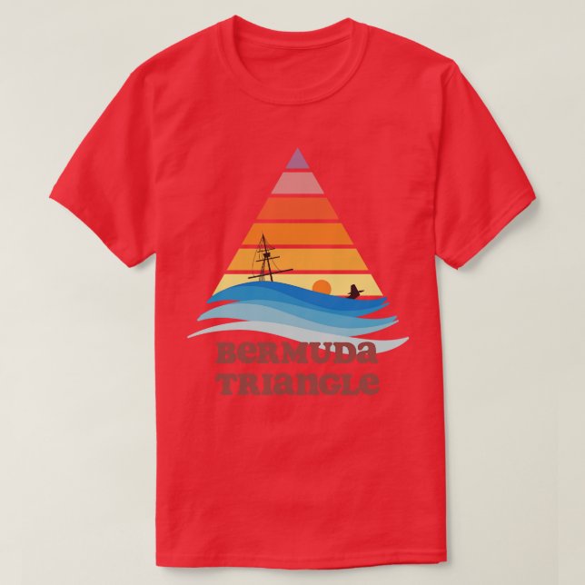 Camiseta Turista del Triángulo de las Bermudas (Diseño del anverso)