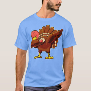 Camiseta Turkey Dabbing Thanksgiving Funny Bird Dab Dance