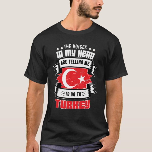 Camiseta Turkey In My Head (Anverso)