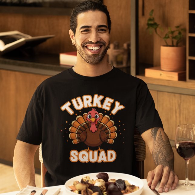 Camiseta Turkey Squad, Fun Thanksgiving  (Subido por el creador)