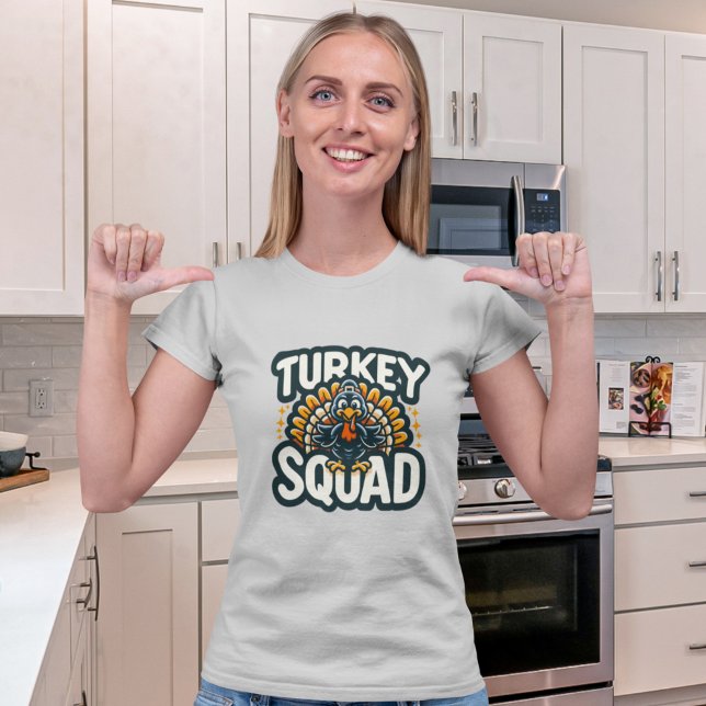 Camiseta Turkey Squad, Fun Thanksgiving  (Subido por el creador)