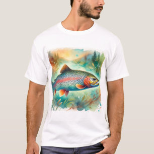 Camiseta Turkey Trout 131024AREF119 - Watercolor
