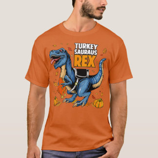Camiseta Turkeysaurus Rex Dinosaur Thank--Givney Boys Turke