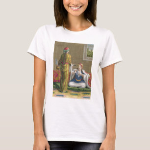 Camiseta Turkish Girl, having coffee on the sofa, 18th cent