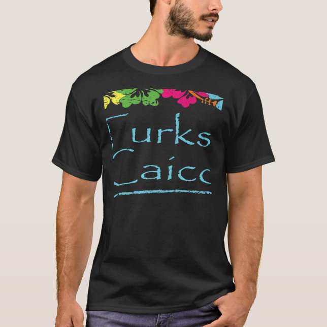 Camiseta Turks and Caicos Bright Sunny Summer Weather At Th (Anverso)