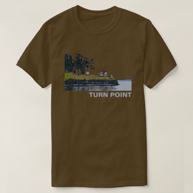 Camiseta TURN POINT - Isla Stuart (Diseño del anverso)