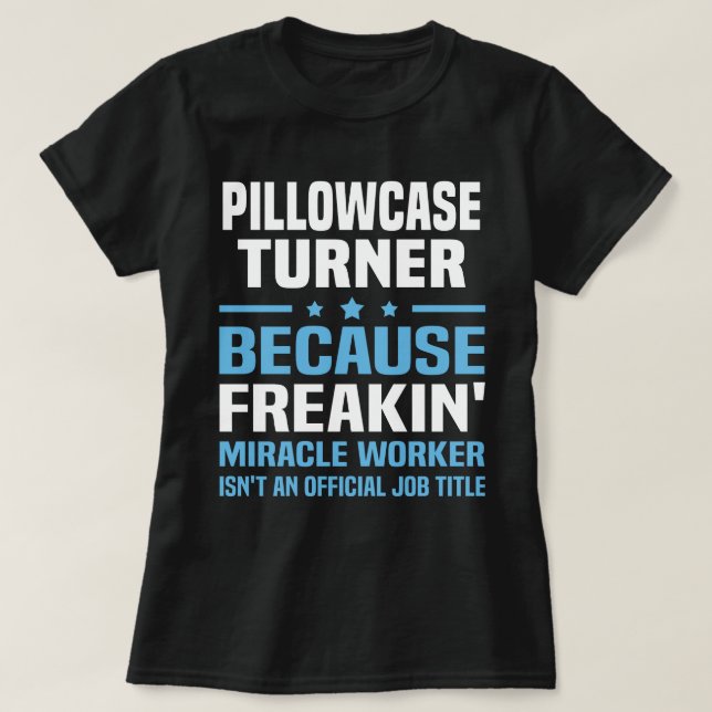 Camiseta Turner de almohada (Diseño del anverso)