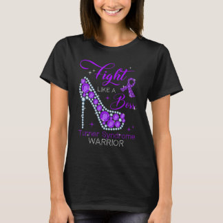 Camiseta Turner Syndrome Warrior Fight Like A Boss High Hee