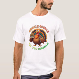 Camiseta Turno de agua de la calabaza de Acción de Gracias