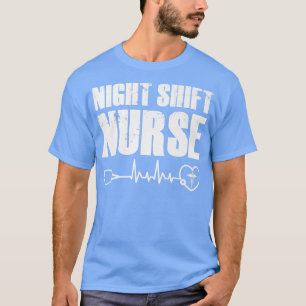 Camiseta Turno nocturno Diferente Raza Estetoscopio Gracios