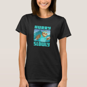 Camiseta Turquesa de la naturaleza en espoleta con Anim de