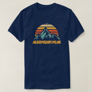 Camiseta Turquesa retro algonquino