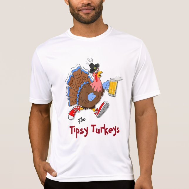 Camiseta Turquía achispada (cerveza) - Deporte-Tek de los (Anverso)