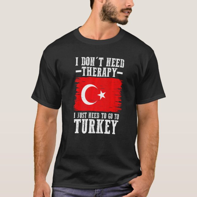 Camiseta Turquía Bandera turca  3 (Anverso)
