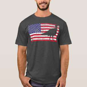 Camiseta Turquía Caza Bandera Estadounidense 4 De Julio Ave